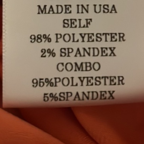 Women’s SLINKY BRAND, Knit, Beachy, Sleeveless Dress, Tangerine Orange, Medium - Picture 5 of 5